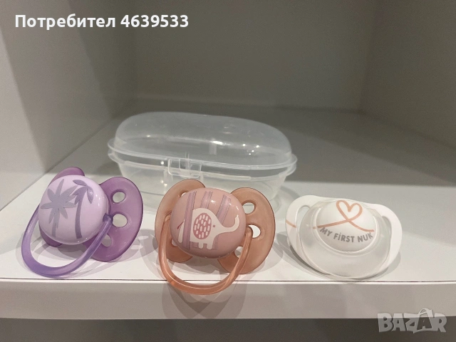 Залагалки Philips Avent 0-6m , снимка 3 - Прибори, съдове, шишета и биберони - 55044446