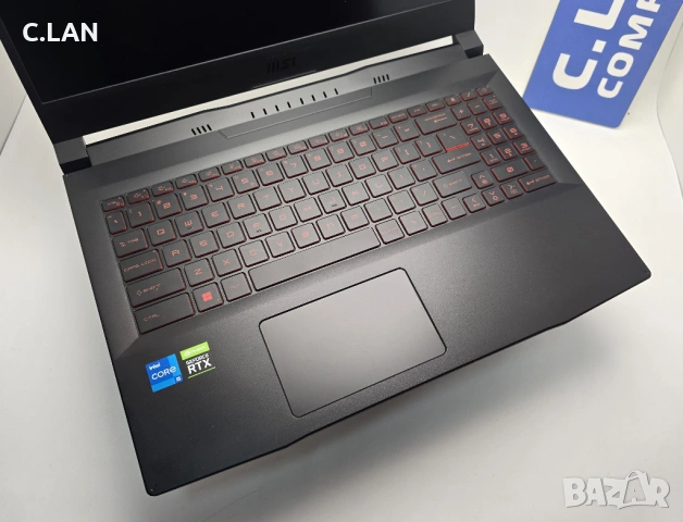 MSI Katana GF66 11UE i5 11400H/16GB/512SSD/1TB HDD/RTX3060-6GB/FHD/Подсветка, снимка 8 - Лаптопи за игри - 54262521