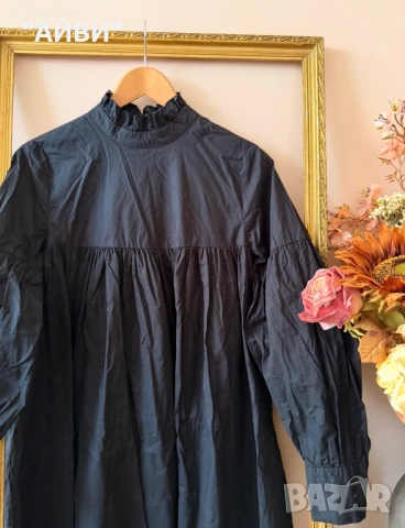 ONLY Нова памучна рокля тип риза, снимка 7 - Рокли - 54056612