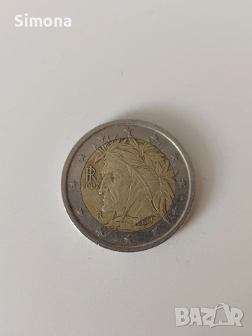 2 евро Италия 2002 г.