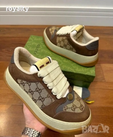Gucci Screener Нови Дамски Маратонки с Кутия , снимка 2 - Маратонки - 55005567