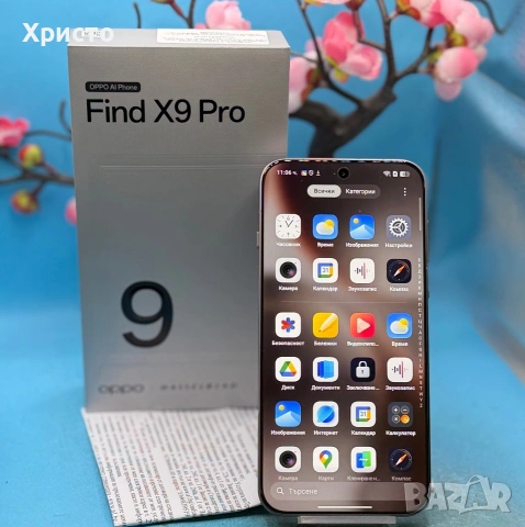 ГАРАНЦИОНЕН!!! Oppo Find X9 Pro, 16GB RAM, 512GB, 5G, Titanium Charcoal 