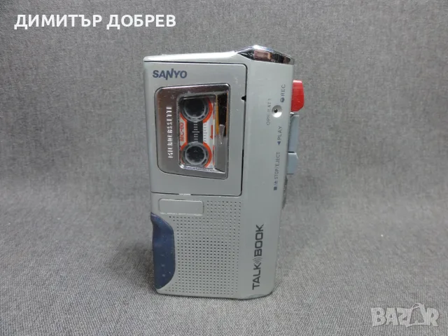 СТАР РЕТРО КАСЕТЕН ДИКТОФОН MICROCASSETTE RECORDER SANYO TALK-BOOK TRC-540M, снимка 2 - Радиокасетофони, транзистори - 55536619