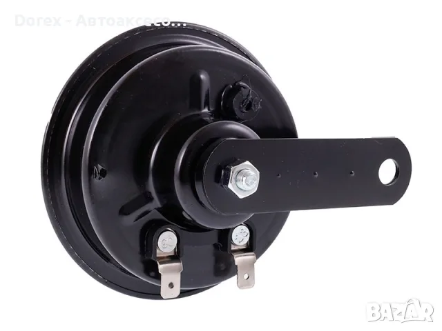 Универсален автомобилен клаксон 12V, 118 dB, Ø90 мм, E9 за леки и лекотоварни автомобили, снимка 2 - Аксесоари и консумативи - 55533344