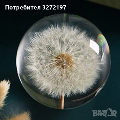 FUFIZU Кристална топка-глухарче, снимка 2 - Декорация за дома - 54090656