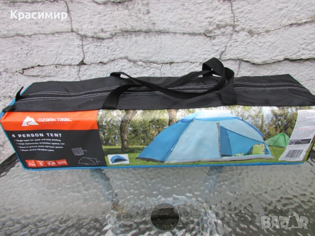 Четириместна палатка Ozark Trail , снимка 2 - Палатки - 54239854