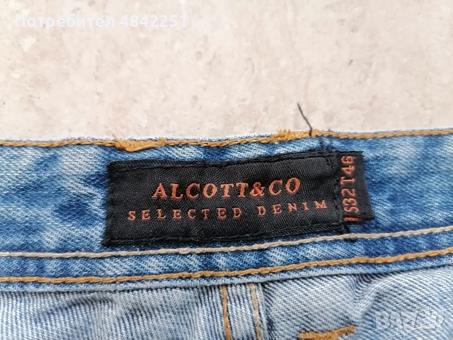 Мъжки дънки Alcott & Co, сини , снимка 3 - Дънки - 55011228