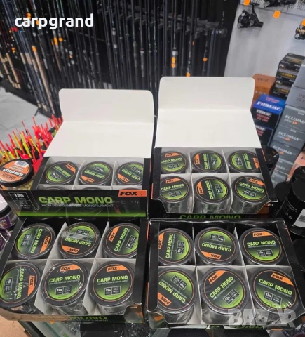 Влакно монофилно FOX CARP MONO 1000м., снимка 2 - Макари - 54163050