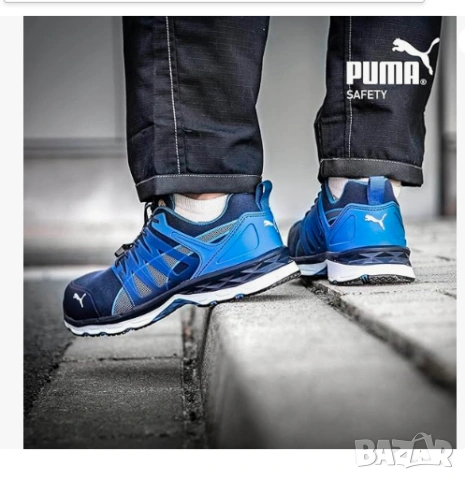 PUMA Velocity 2.0 номер 43 - S1P ESD HRO предпазни работни с бомбе обувки, снимка 4 - Други - 54353960