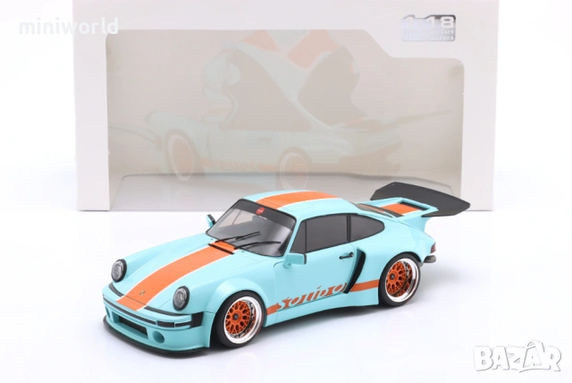 PORSCHE 911 KS-R by Khyzyl Saleem Blue Racer 2026 - мащаб 1:18 на Solido моделът е нов в кутия, снимка 5 - Колекции - 54709023
