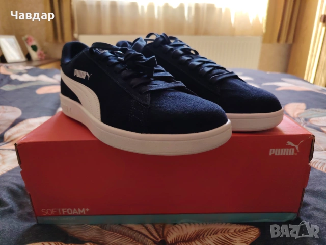 Маратонки PUMA Smash v2 - размер 44,5, снимка 2 - Спортни обувки - 54123730