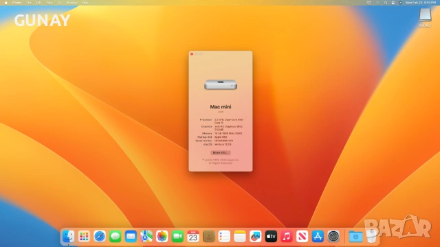 Mac Mini A1347 16GB RAM 240GB SSD i5 комплект Magic Mouse и клавиатура, снимка 12 - Работни компютри - 53956364