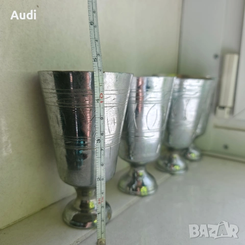 Старинни чаши 5 броя, снимка 4 - Други ценни предмети - 54337108