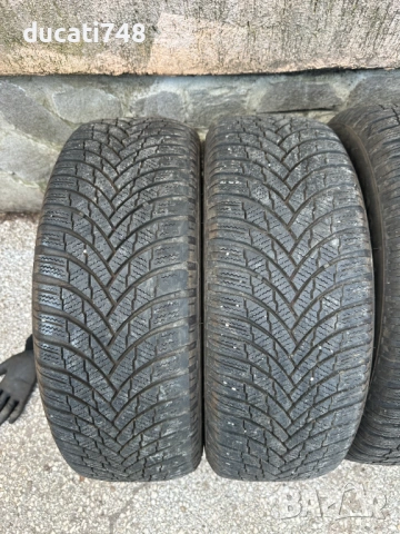 4бр. железни джанти 16" 5х112 с гуми 205/55/16 - VW, Audi, Seat, Skoda - VAG, снимка 8 - Гуми и джанти - 54127738