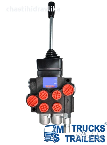 Хидравличен разпределител PRESKO 2-секции 40л + джойстик