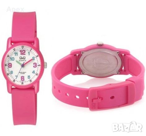Детски Часовници Q&Q 10 BAR. Оригинален Детски Часовник QQ. Динозавър,Розов,Черен. VR19J VR99J VR41J, снимка 11 - Детски - 54011213
