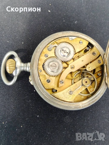 Швейцарски джобен часовник - NICKEL GARANTI - ПРОМОЦИЯ, снимка 6 - Джобни - 48887495