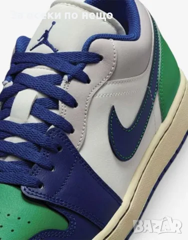 NIKE Jordan 1 Mid Se White / Blue Мъжки Маратонки👟Мъжки Спортни Обувки Код P2875, снимка 6 - Маратонки - 55500276