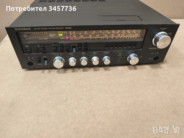 Стерео Ресивър Telefunken TR 550, снимка 5 - Ресийвъри, усилватели, смесителни пултове - 55036242