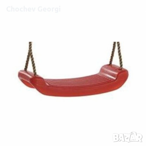 Пластмасова детска люлка без облегалка, стабилна и лека, включени въжета, снимка 5 - Градински мебели, декорация  - 54807821
