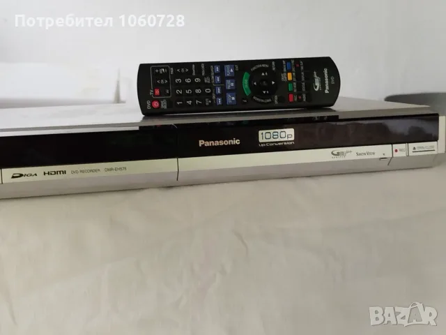 Panasonic DMR-EH575 DVD Recorder, снимка 2 - Плейъри, домашно кино, прожектори - 55354919