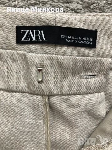 Дамски панталон Zara, снимка 5 - Панталони - 54582404