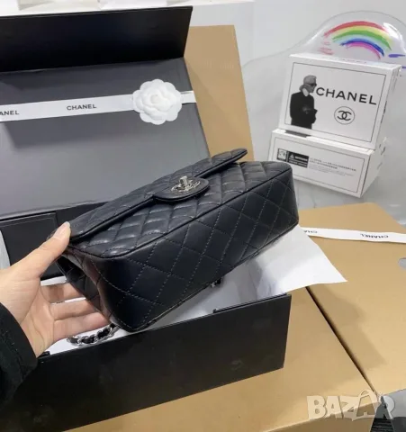 Chanel Classic Flap Bag – Black, снимка 7 - Чанти - 55417255