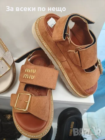 Miu Miu Дамски Сандали Миу Миу - 2 Цвята Код A1744