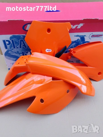 Кит пластмаси комплект за КТМ SX200/250/450-2003-2004/EXC-2004 Polisport оранжев 