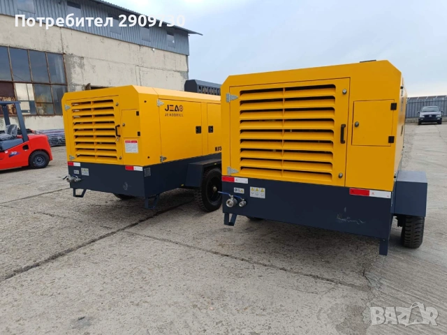 Продавам давам под наем мобилен винтов компресор, снимка 4 - Други машини и части - 54053950