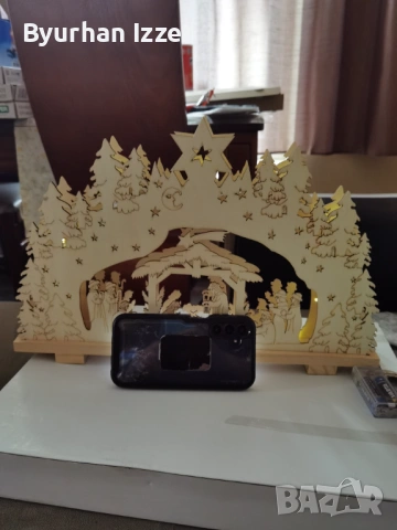 Лед декорация от дърво, снимка 2 - Декорация за дома - 54053415