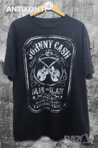 JOHNNY CASH MAN in BLACK Тениска