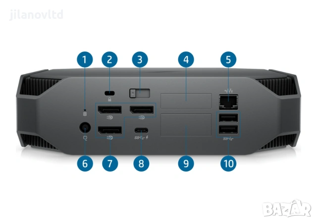 Работна станция HP Z2 Mini G5 i7-10700 Quadro P620 16GB DDR4 512GB NVME SSD, снимка 3 - Работни компютри - 54690020