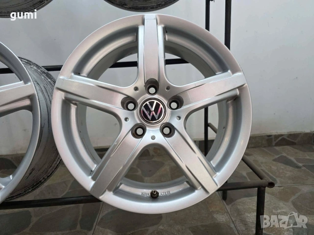 4бр 16ски джанти за VW 5х112мм A161474, снимка 4 - Гуми и джанти - 55021109