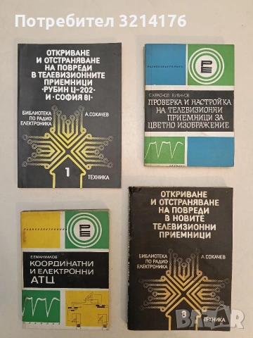 Откриване и отстраняване на повреди в телевизионните приемници – А. Сокачев (1985)