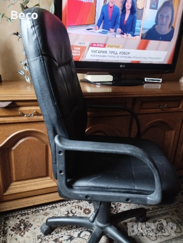 офис стол - кожен, снимка 2 - Столове за офис - 54180396