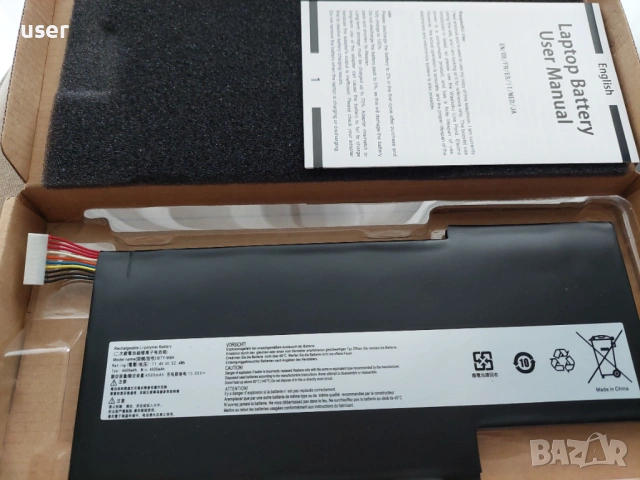 Нова батерия BTY-M6K 11.4V 4600mAh 52.4Wh за MSI GF63 / GF65 / GF75 Thin Bravo Series