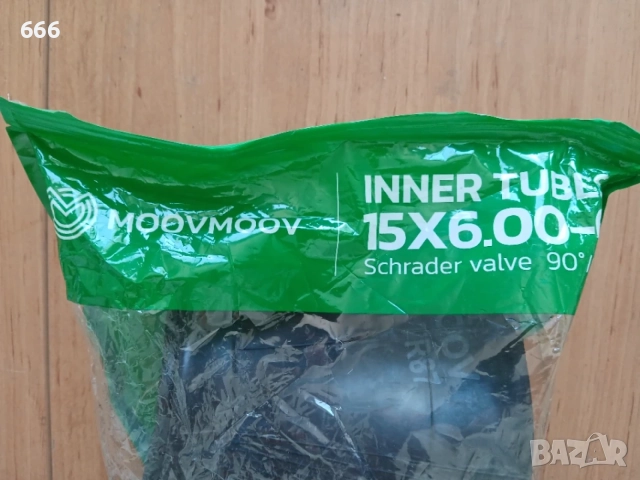 2 броя Вътрешни гуми 15x6.00-6 , снимка 2 - Части - 55661346