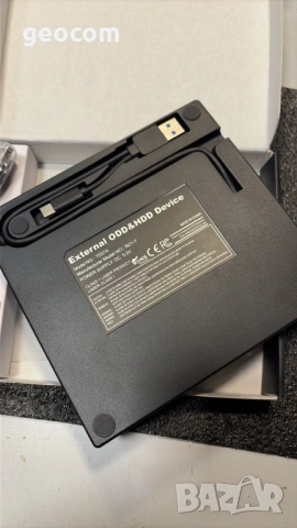 Външна Alxum 5in1 CD/DVD-RW записвачка USB v.3.0+Type-C (USB Hub,Черна), снимка 5 - Друга електроника - 54274045