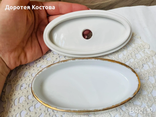 ROYAL ALBERT красива сапунерка от фин порцелан от Англия , снимка 6 - Антикварни и старинни предмети - 54385463