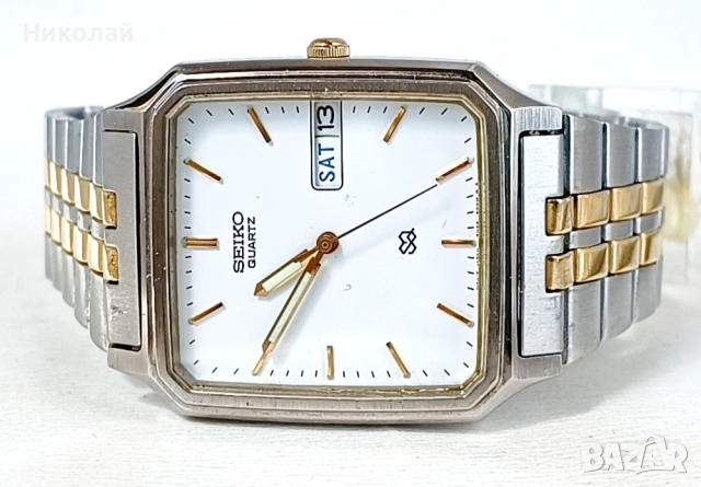 Seiko Quartz - мъжки кварцов часовник, снимка 2 - Мъжки - 54892323