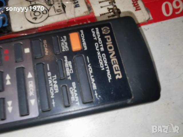 PIONEER CU-XC001 AUDIO REMOTE-ВНОС SWISS 0205261901М, снимка 16 - Ресийвъри, усилватели, смесителни пултове - 54391372