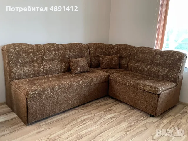 Разтегателен ъглов кухненски диван