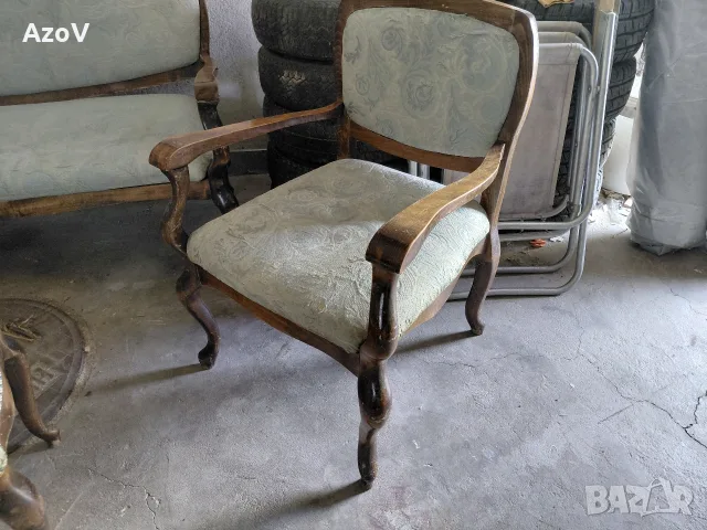 холова гарнитура Барок, снимка 2 - Дивани и мека мебел - 55402554
