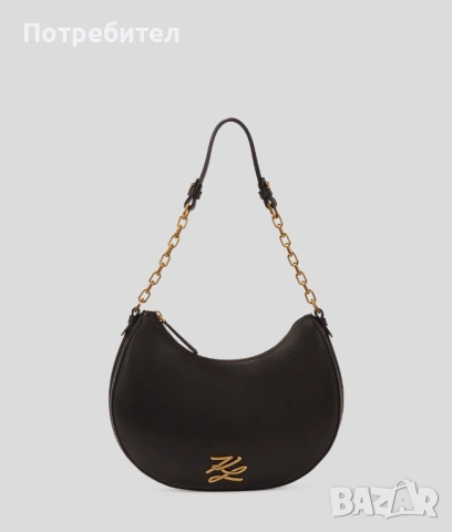 Оригинална Чанта Karl Lagerfeld K/Autograph moon shoulder bag