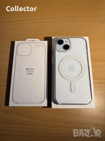 iPhone 15 256GB Blue с 4 оригинални калъфи и MagSafe, снимка 12 - Apple iPhone - 55425068