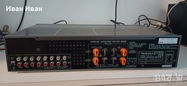Усилвател Technics SU-V1X, снимка 6 - Ресийвъри, усилватели, смесителни пултове - 55002381