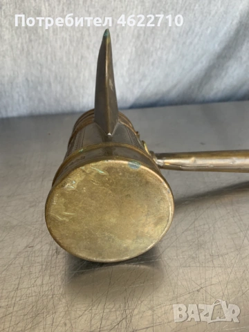 стара кана джезве  за кафе от мед и месинг, снимка 10 - Антикварни и старинни предмети - 54246525