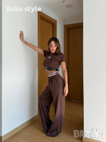 🎀Дамски Комплект D&G Лого Бродерия, снимка 3 - Комплекти - 54635097