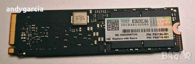 480GB SSD NVMe HPE P51184-001 Samsung PM9A3 server disk сървърен диск за лаптоп и настолен компютър, снимка 2 - Твърди дискове - 55241533